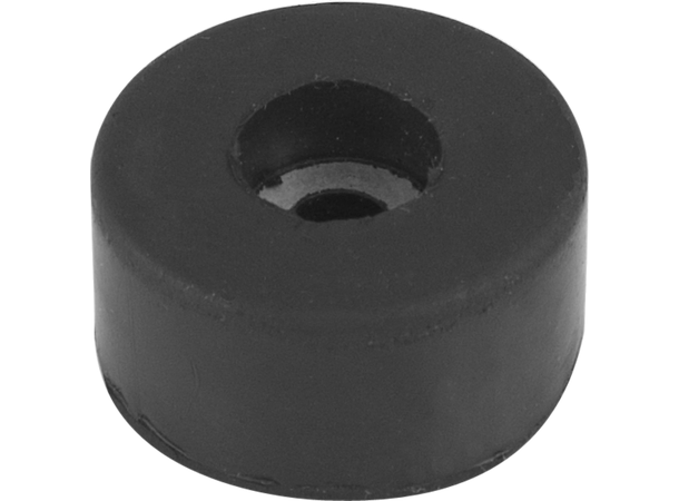 GDE Round rubber foot support with inter nal steel washer, H.19mm